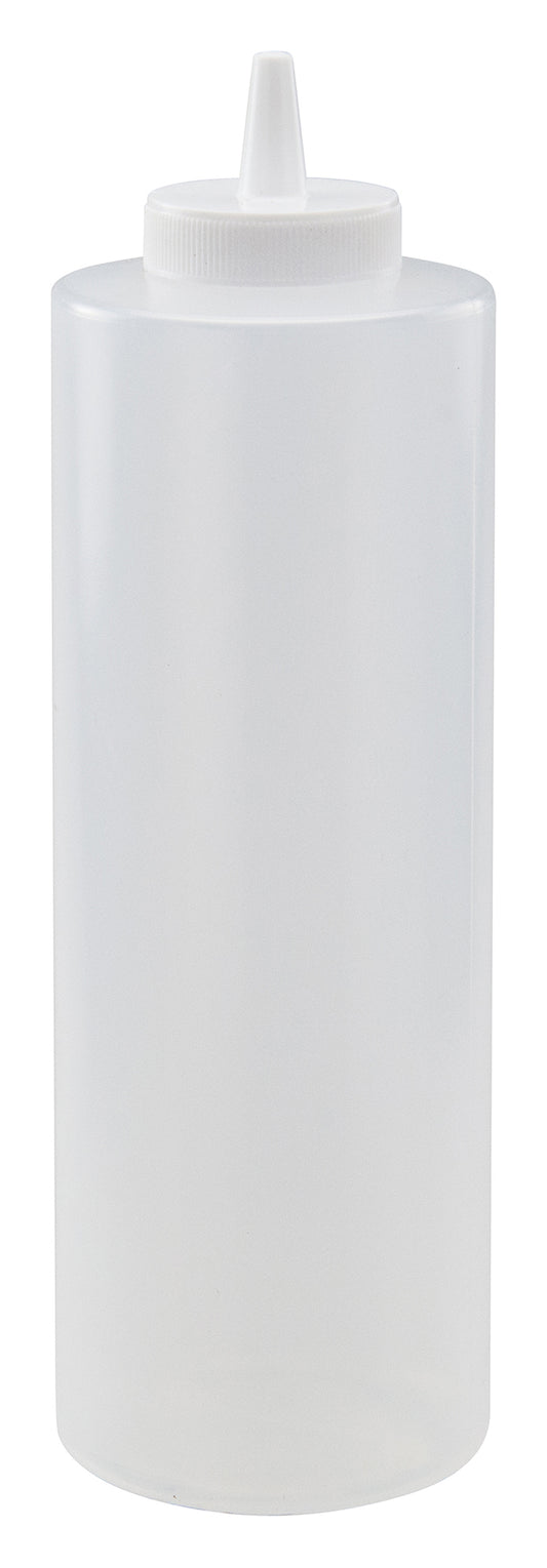 Winco PSB-24C 24oz. Clear Squeeze Bottles (6pcs/pack)