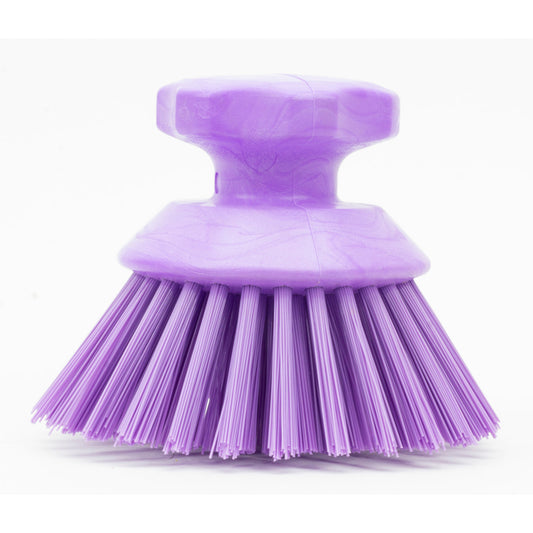 Carlisle 42395EC68 5" Purple Round Scrub Brush