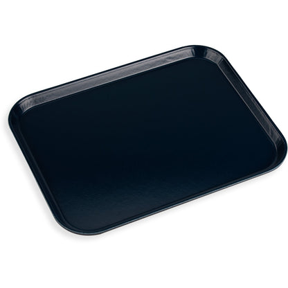 Dinex DX1089I50 14" x 18" Dark Blue Flat Glasteel Tray