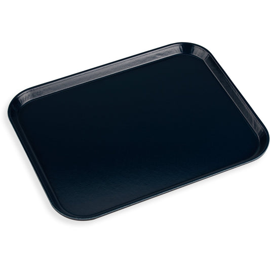 Dinex DX1089I50 14" x 18" Dark Blue Flat Glasteel Tray