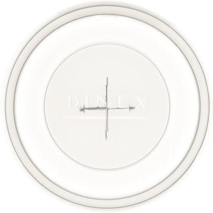 Dinex DX1198ST8714 Translucent Disposable Lid with Straw Slot Fits for 9.5 - 12 oz Dinex, Carlisle, Cambro and G.E.T. Enterprises Tumblers (1000/cs)