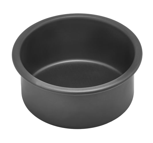 Winco HAC-042 4" Round Anodized Aluminum Cake Pan