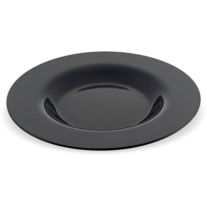 Carlisle 3303003 20 oz Black Sierrus Melamine Chef Salad Pasta Bowl