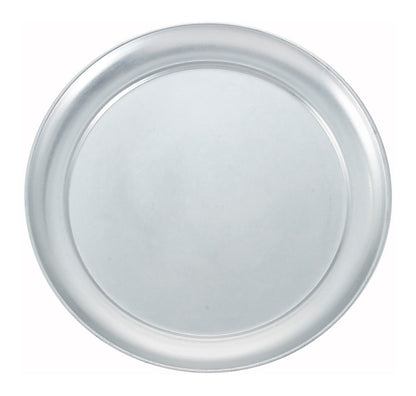 Winco APZT-7 7" Aluminum Wide Rim Pizza Tray