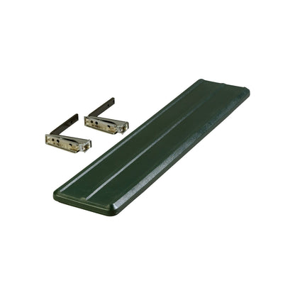 Carlisle 662008 4' Forest Green Six Star Food Bar Tray Slide