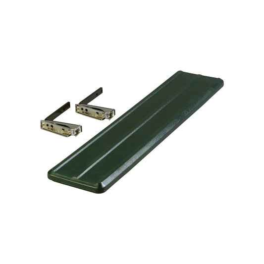 Carlisle 662008 4' Forest Green Six Star Food Bar Tray Slide