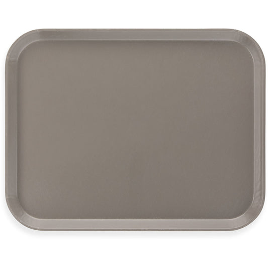 Carlisle 1814FG068 18" x 14" Gray Glasteel Fiberglass Tray