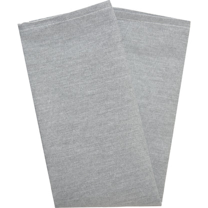 Snap Drape 54241822NH014 18" x 22" Black 50% Spun Polyester/50% Filament Chambray Solid Napkin