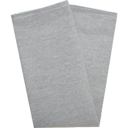 Snap Drape 54241822NH014 18" x 22" Black 50% Spun Polyester/50% Filament Chambray Solid Napkin