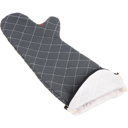 Carlisle 800FG24-BK 24" Black Poly/Cotton Blend Bestguard Ovenmitt