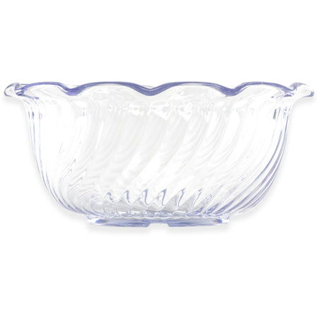 Dinex DXSWC807 8 oz Clear SAN Tulip Turnbury Swirl Bowl (48/cs)