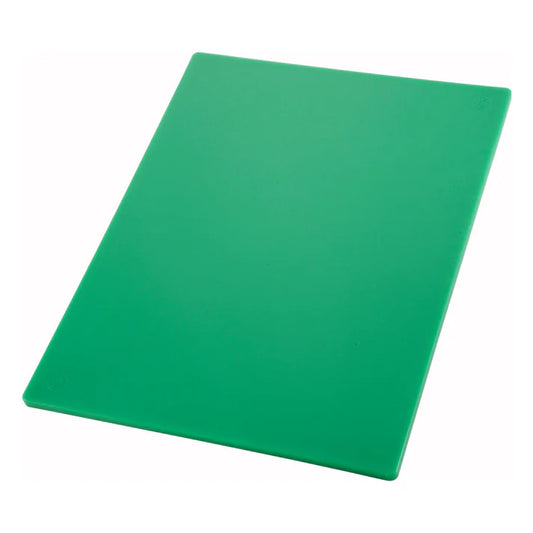 Winco CBGR-1824 18" x 24" x 1/2" Green Cutting Board
