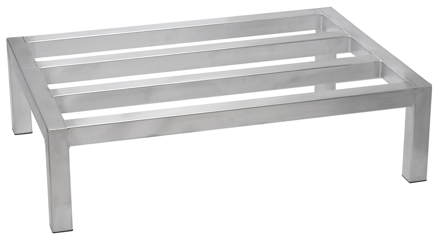 Winco ASDR-1436 14" x 36" x 8" Aluminum Dunnage Rack