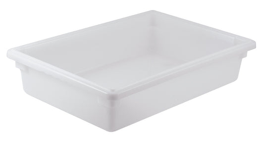 Winco PFFW-6 18" x 26" x 6" White Polypropylene Food Storage Box