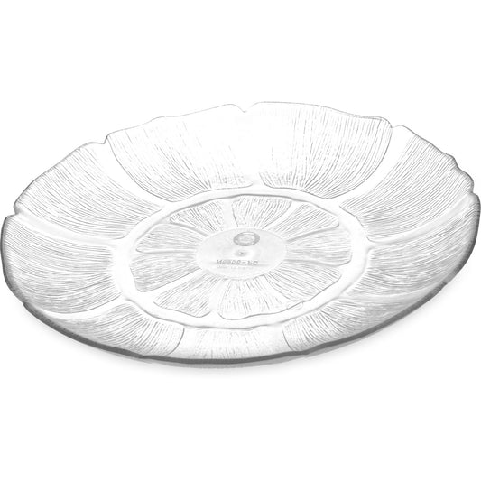 Carlisle 695607 9" Clear Polycarbonate Petal Mist Plate