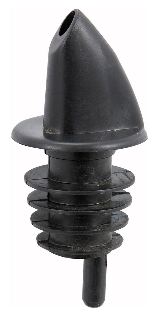 Winco PPR-2K Black Free Flow Pourers