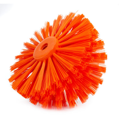 Carlisle 45008EC24 8" Orange Pipe & Valve Brush