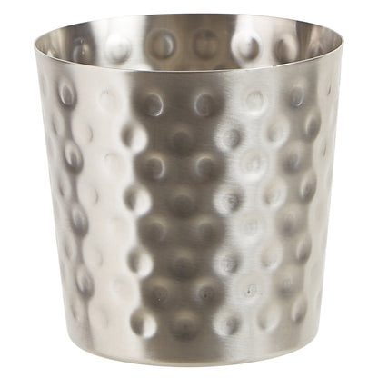 Winco SFC-35H Stainless Steel Hammered Fry Cup, Satin Finish