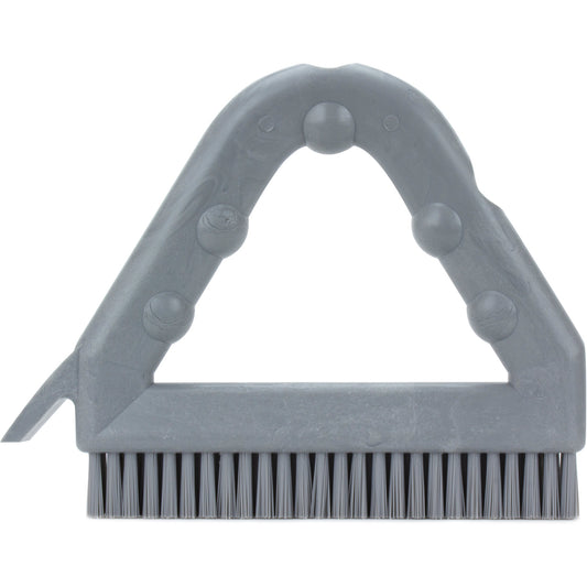Carlisle 41323EC23 9" Gray Spart Color Coded Tile and Grout Brush