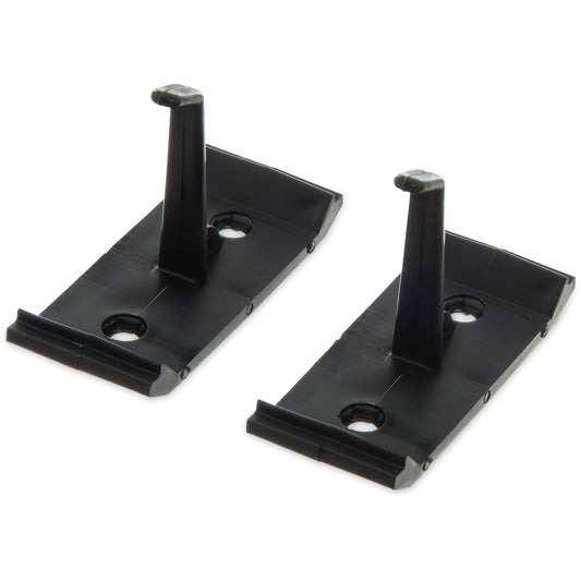Carlisle 4073300 1-3/4" Black Roll 'N Grip Hook/4 Screws (2 per pack)