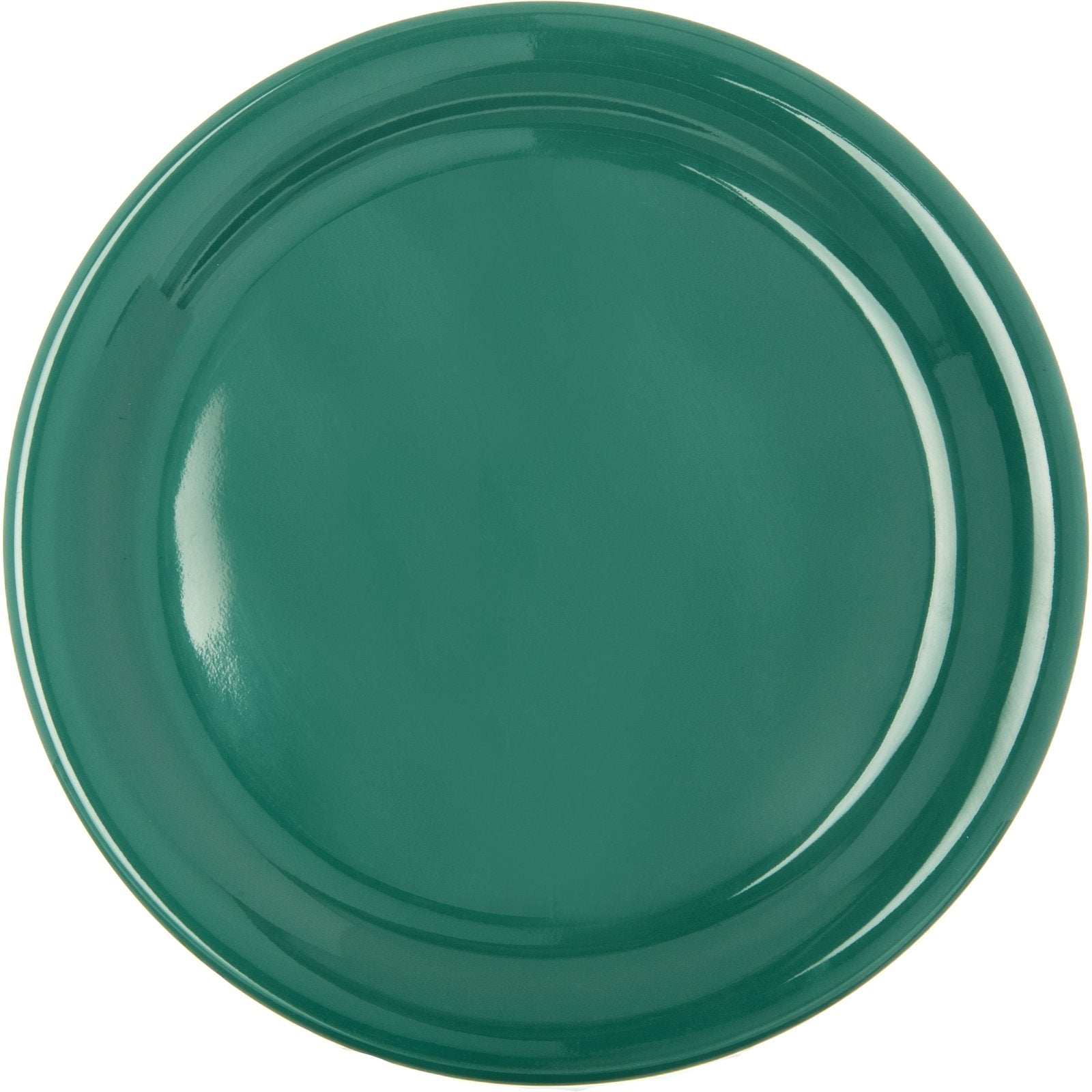 Carlisle 4300409 9" Green Durus Melamine Narrow Rim Dinner Plate