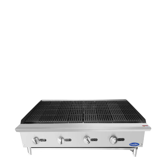 Atosa ATCB-48-LP 48" Liquid Propane Gas Heavy Duty Char-Rock Broiler