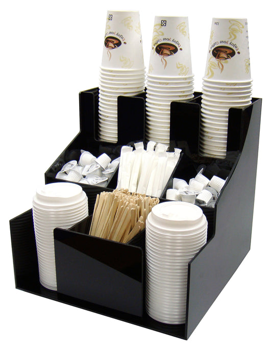 Winco CLSO-3T 3-Tier Cup & Lid Organizer