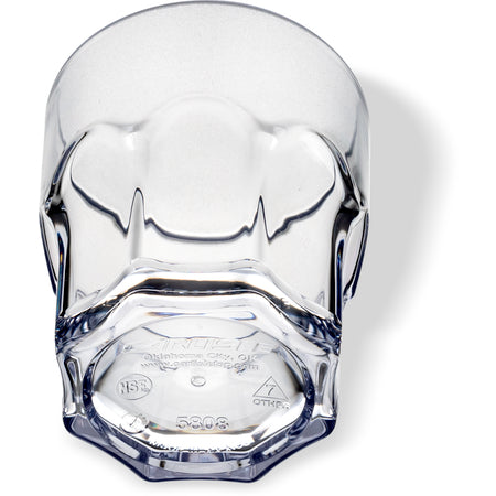 Carlisle 580807 8 oz Clear SAN Louis Tumbler