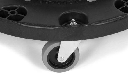 Carlisle 3672231 3" Black Replacement Caster for 36910 Dolly