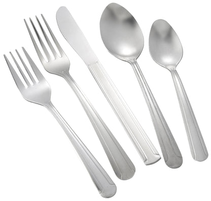 Winco 0001-06 Dominion Salad Fork, 18/0 Medium Weight