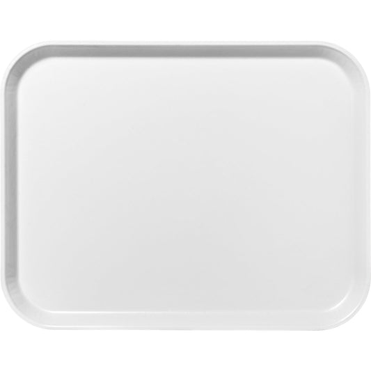 Carlisle 2015FG002 20.25" x 15" Smoke Gray Glasteel Fiberglass Tray