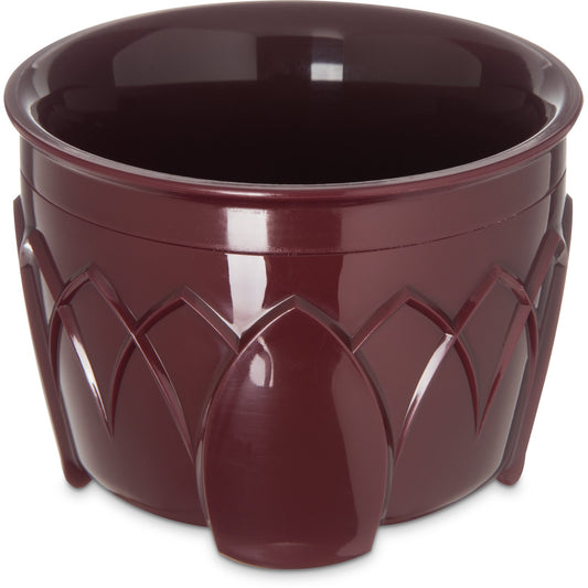 Carlisle DX520061 5 oz Cranberry Polypropylene Fenwick Bowl