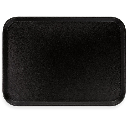 Carlisle 2216GR2Q004 22" x 16" Black Rectangle Griptite 2 Tray