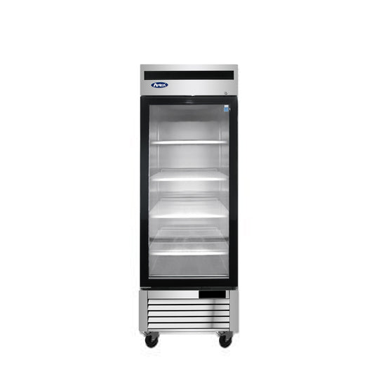 Atosa MCF8701GRL Single Glass Door Bottom Mount Reach-In Freezer (Left-Hinged)