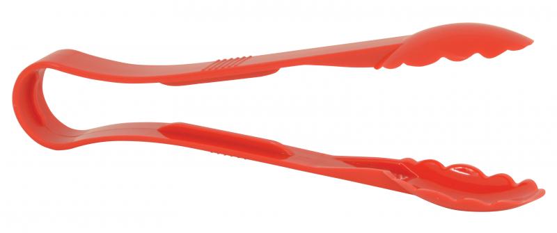 Omcan 80160 12-inch Red Polycarbonate Scallop Tong