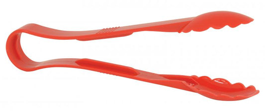Omcan 80160 12-inch Red Polycarbonate Scallop Tong