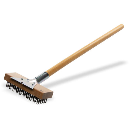 Carlisle 36372500 30" Natural Oven Grill Brush & Scraper with Handle