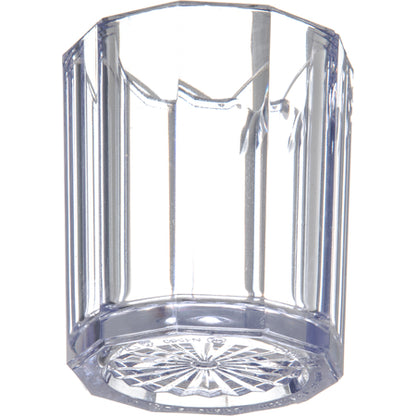 Carlisle 456007 2 oz Clear SAN Syrup Pitcher/Creamer