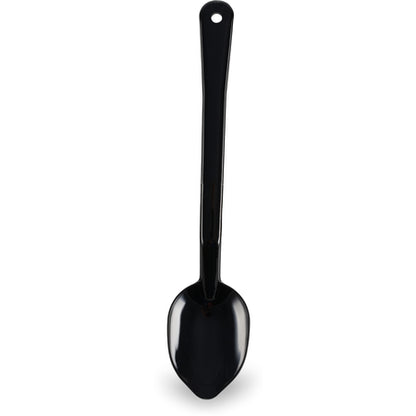Carlisle 442003 13" Black Polycarbonate Solid Serving Spoon