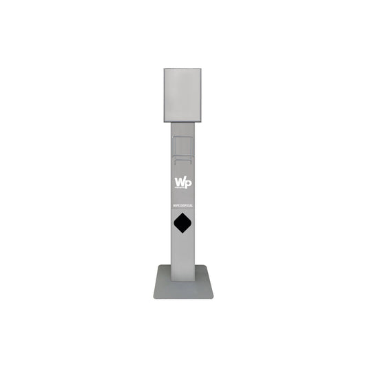 WipesPlus 38002 14.6" Gray Cart Wipe Stand
