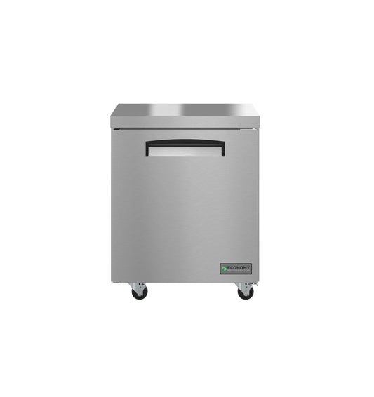 Hoshizaki EUR27A One Section Stainless Doors Undercounter Refrigerator