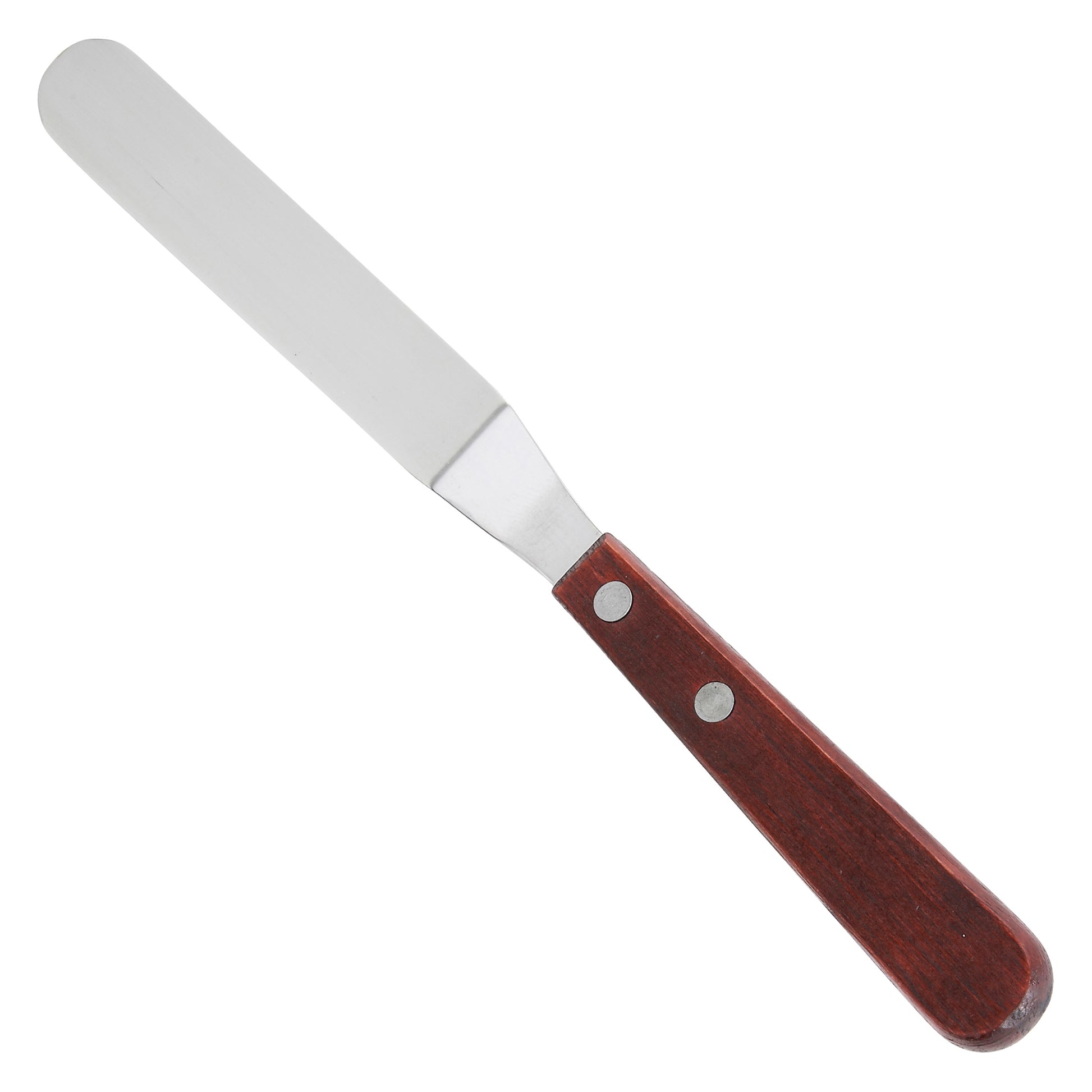 Winco TOS-4 Spatula w/Offset, Wooden Handle