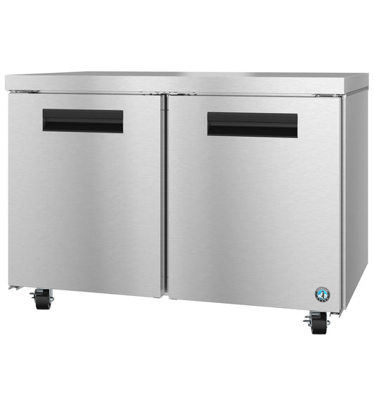 Hoshizaki UR48B Two Section Stainless Doors Undercounter Refrigerator