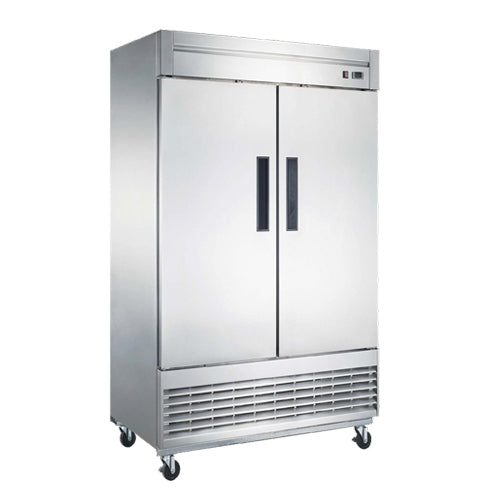 New Air NSR-115-H 2-Door Stainless Steel Refrigerator