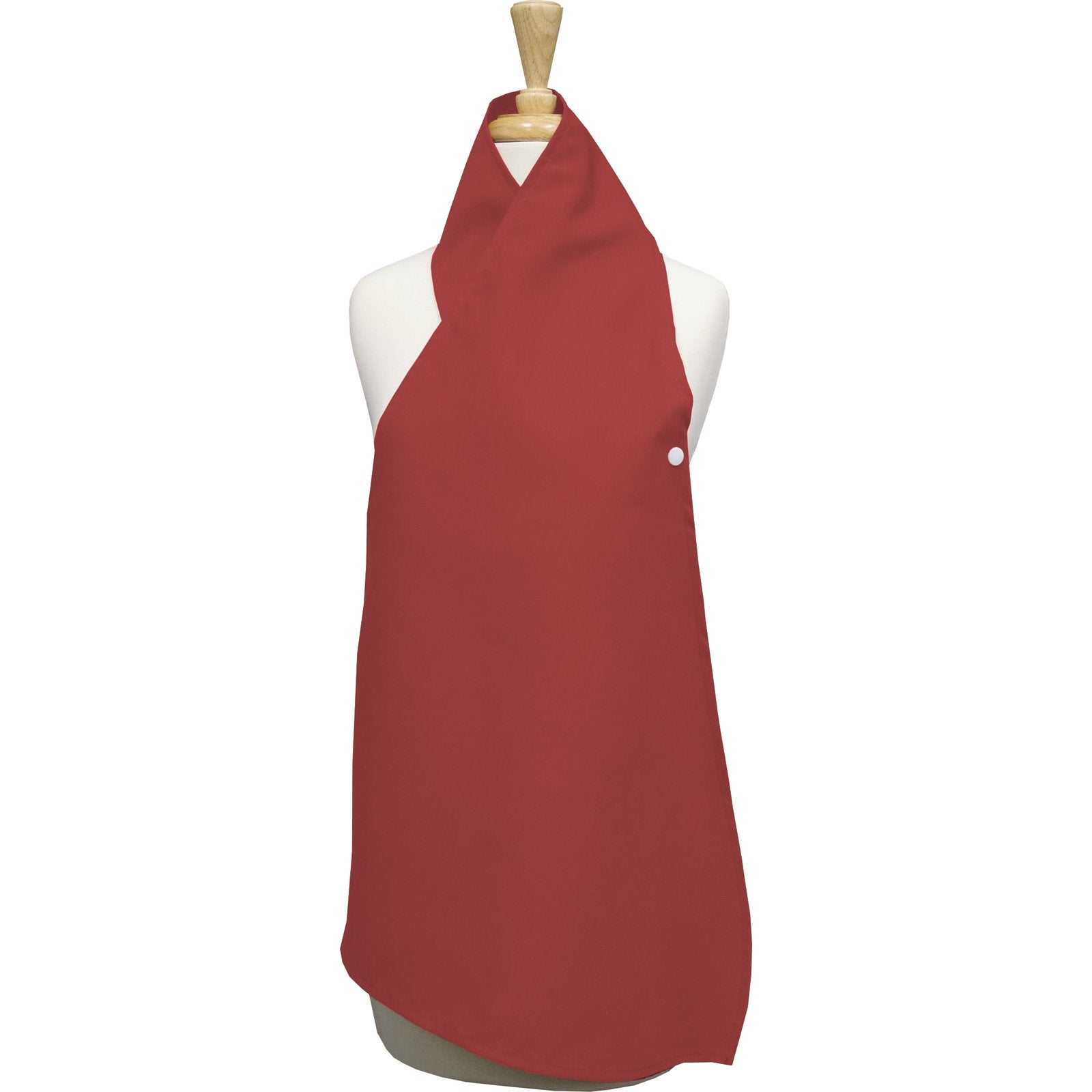 Snap Drape 54482534DS001 34" x 25" Red 50% Spun Polyester/50% Filament Dining Scarf
