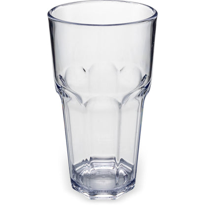 Carlisle 581807 18 oz Clear SAN Louis Tumbler
