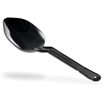 Carlisle 442503 13" Black High Heat Plastic Solid High Heat Serving Spoon