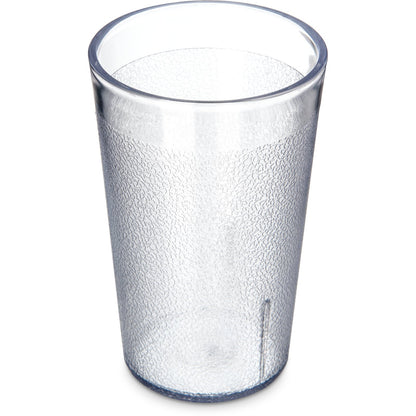 Carlisle 550607 9.5 oz Clear SAN Stackable Plastic Tumbler