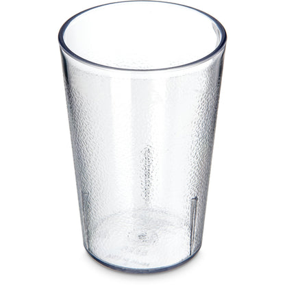 Carlisle 5526-207 8 oz Clear SAN Stackable Plastic Tumbler