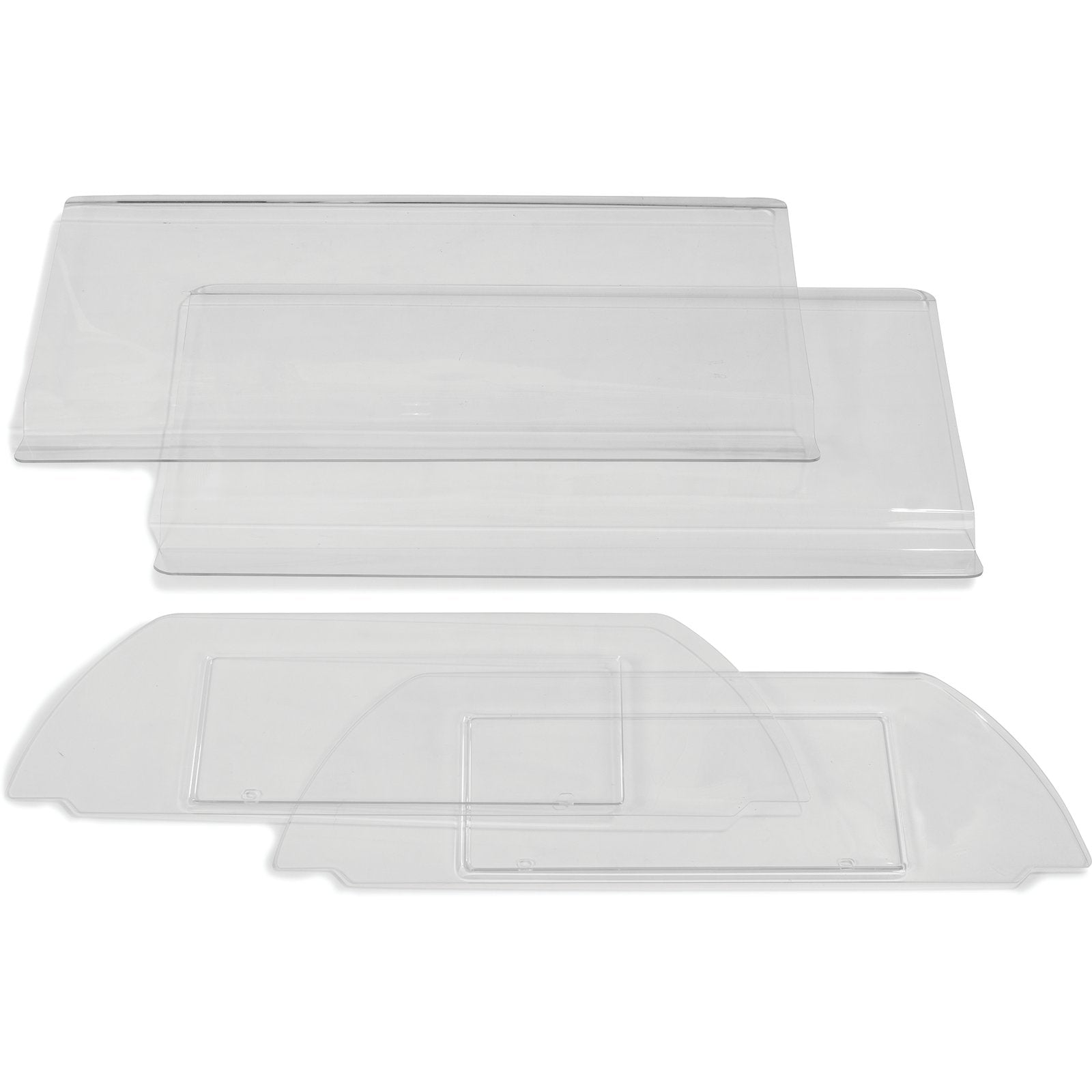 Carlisle 667207 4' Clear Six Star Replacement Sneeze Guard for Food Bar